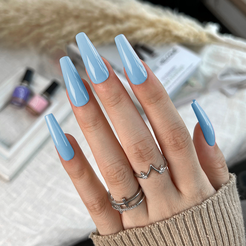 Born Pretty Pro UV/LED HEMA FREE gél lakk 15 ml - C093 - Sky Blue