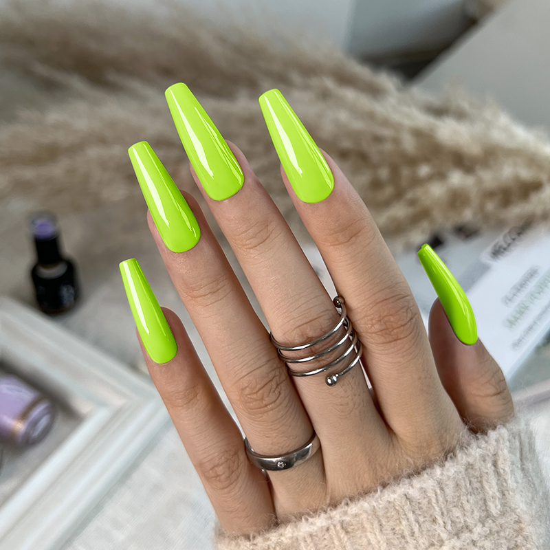 Born Pretty Pro UV/LED HEMA FREE gél lakk 15 ml - C102 - Neon Green-Yellow