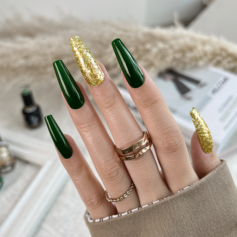 Born Pretty Pro UV/LED HEMA FREE gél lakk 15 ml - C117 - Sacramento Green
