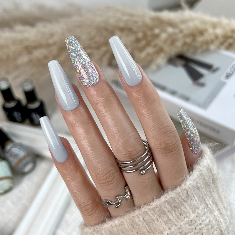 Born Pretty Pro UV/LED HEMA FREE gél lakk 15 ml - C125 - Timberwolf