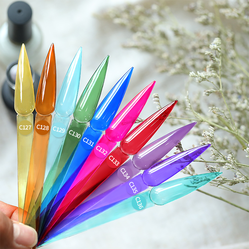 Born Pretty Pro UV/LED HEMA FREE gél lakk 15 ml - C128 - Jelly Amber SAE