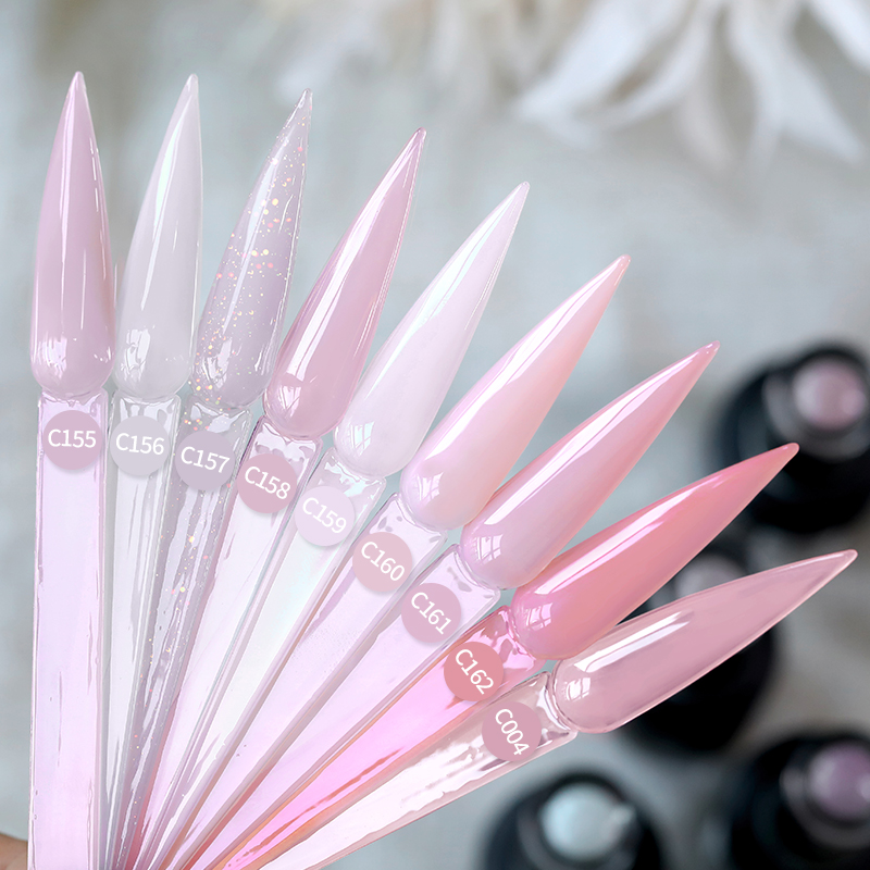 Born Pretty Pro UV/LED HEMA FREE gél lakk 15 ml - C156 - Jelly Light Pink
