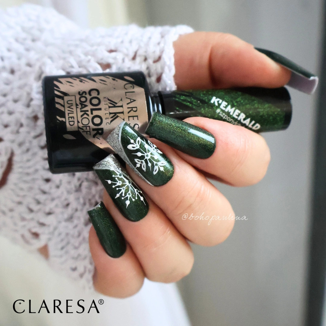 CLARESA UV/LED gél lakk 5g - Kitulec Series - Emerald