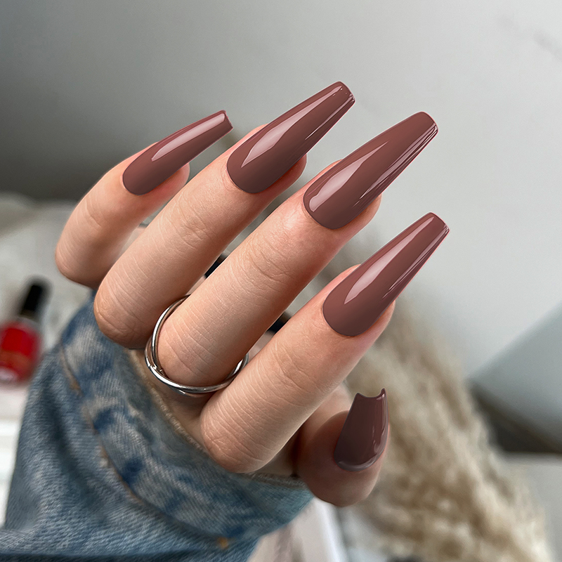 Born Pretty Pro UV/LED HEMA FREE gél lakk 15 ml - C009 - Just Brown