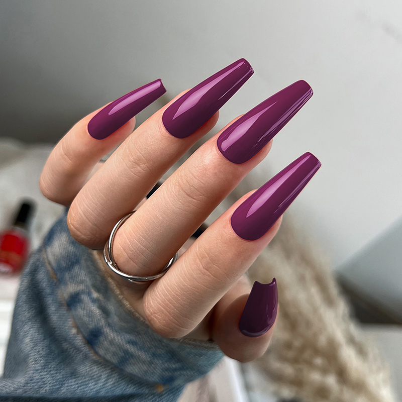 Born Pretty Pro UV/LED HEMA FREE gél lakk 15 ml - C027 - Tyrian Purple