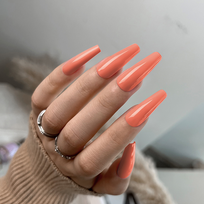Born Pretty Pro UV/LED HEMA FREE gél lakk 15 ml - C035 - Salmon Orange