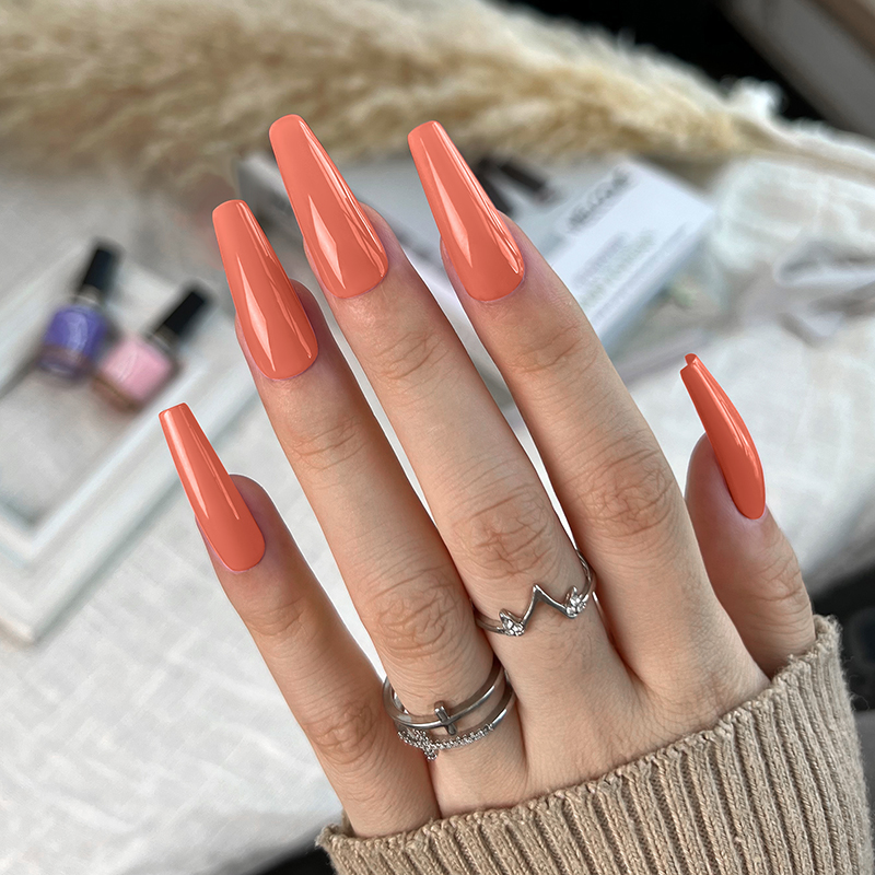 Born Pretty Pro UV/LED HEMA FREE gél lakk 15 ml - C035 - Salmon Orange