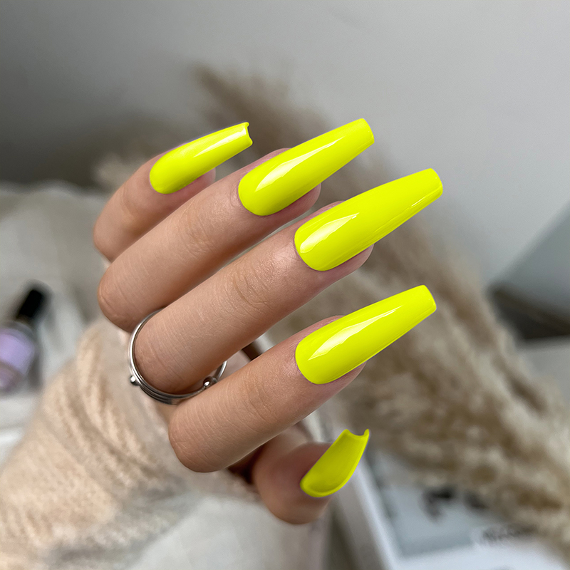 Born Pretty Pro UV/LED HEMA FREE gél lakk 15 ml - C049 - Neon Yellow