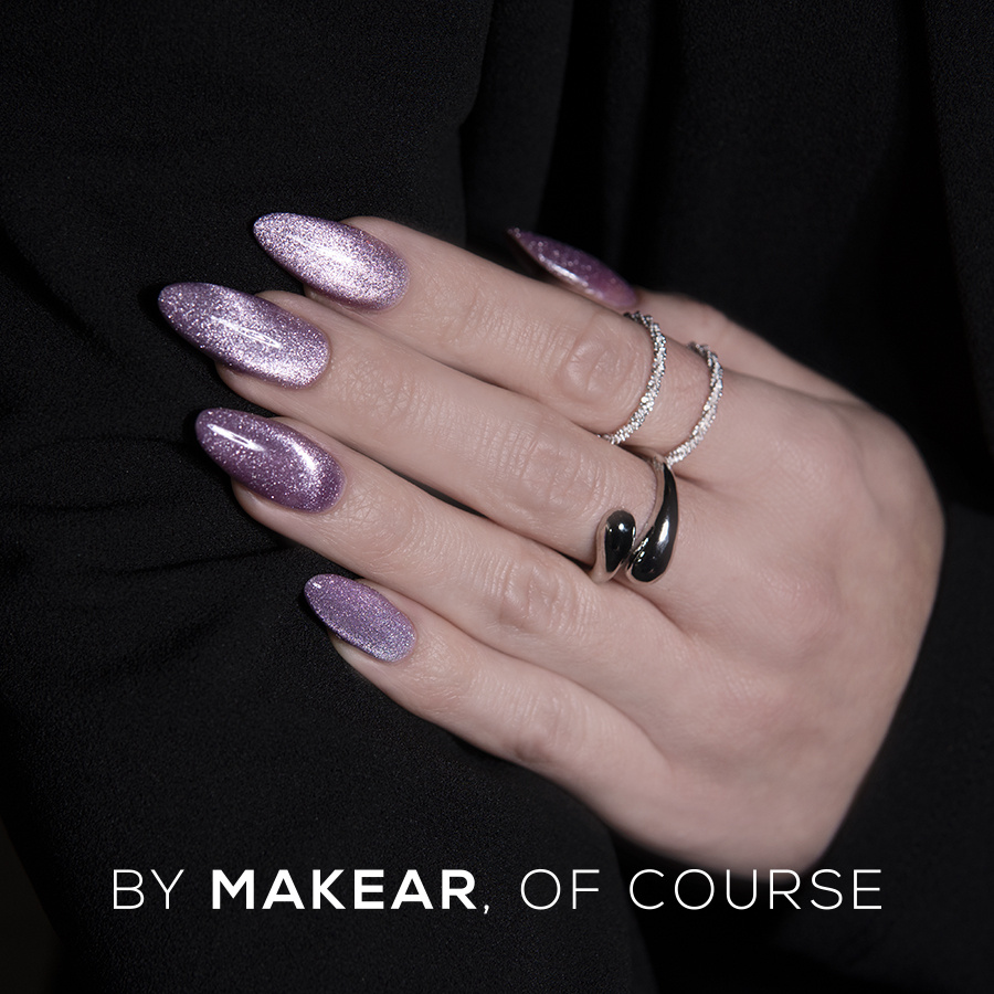 MAKEAR Moonlight Disco Gel Polish 8ml No.MCL02 Fluffy violet