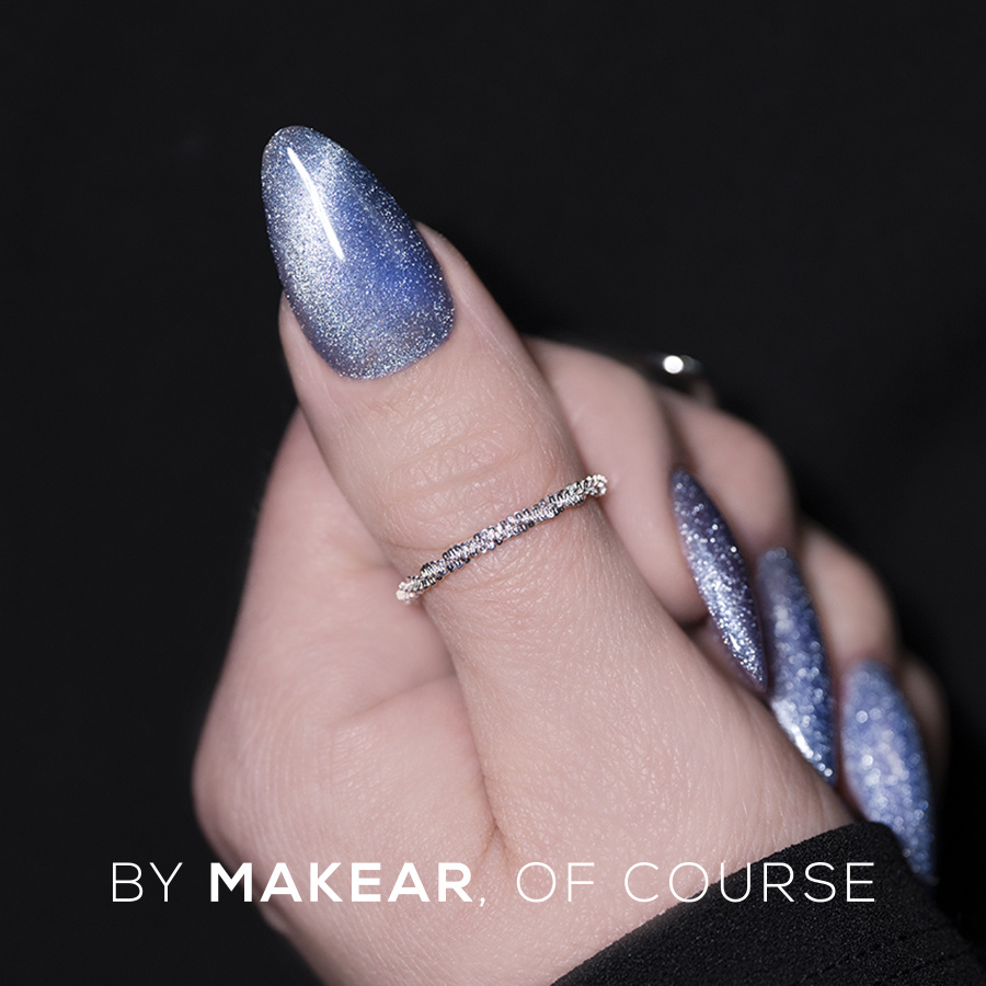 MAKEAR Moonlight Disco Gel Polish 8ml No.MCL04 Furry Blue