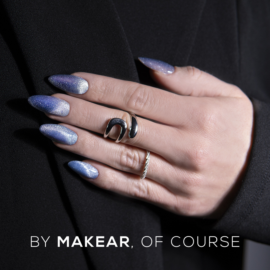 MAKEAR Moonlight Disco Gel Polish 8ml No.MCL04 Furry Blue