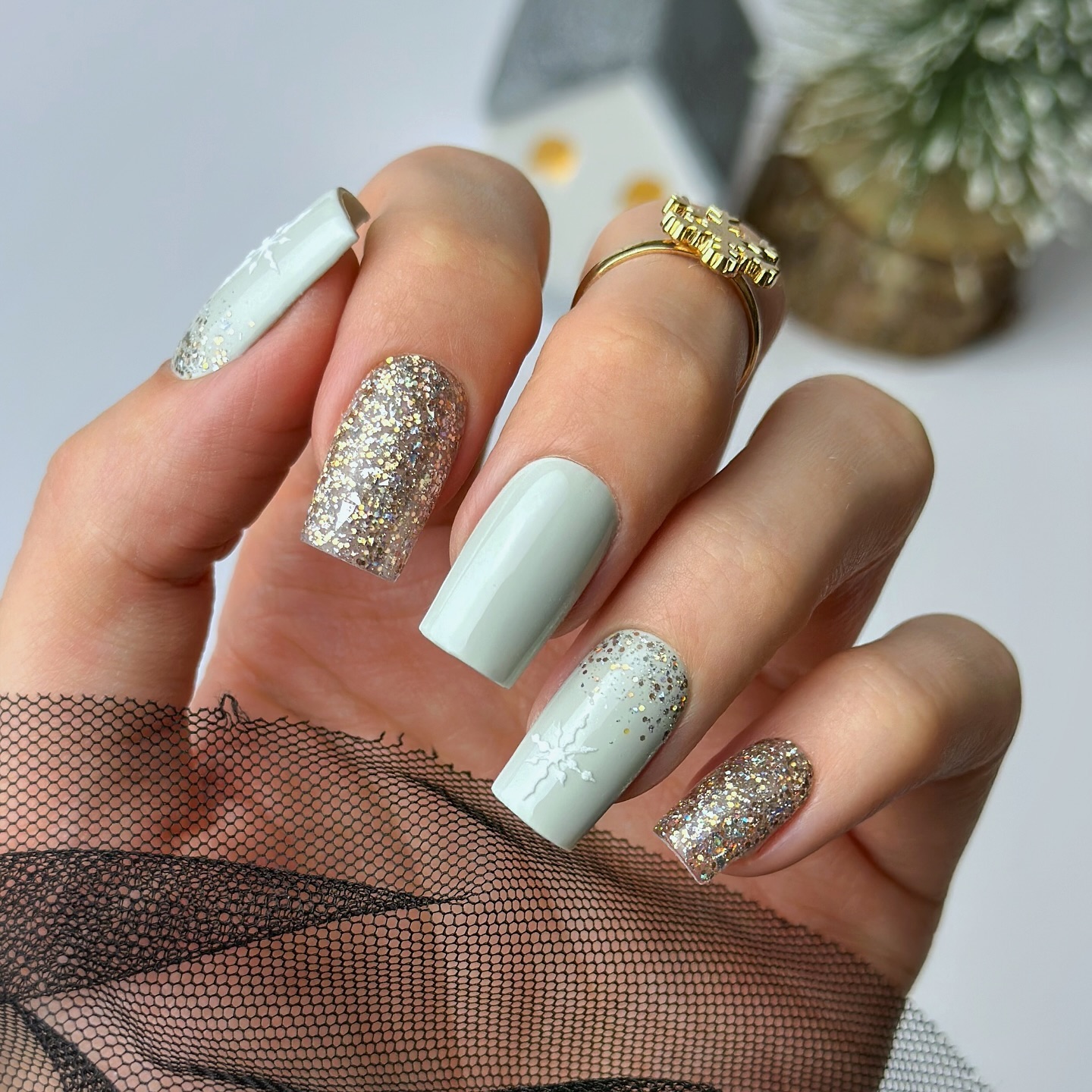 Born Pretty UV/LED gél lakk 10 ml - Fantasy Reflective Glitter GR05
