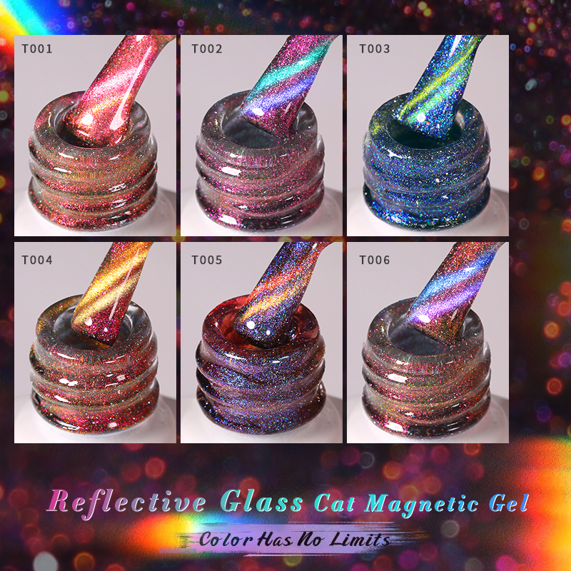 BORN PRETTY PRO UV/LED gél lakk 15 ml - T004 - Rainbow Reflective