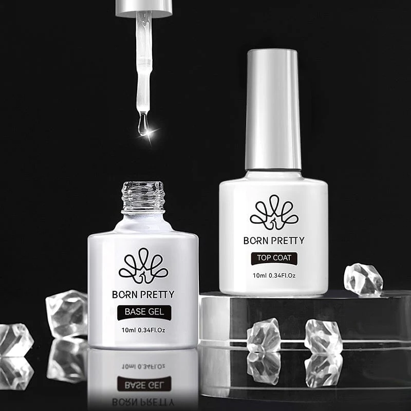 Born Pretty Base + Reinforcement Base + Super Top szett - 3x10 ml