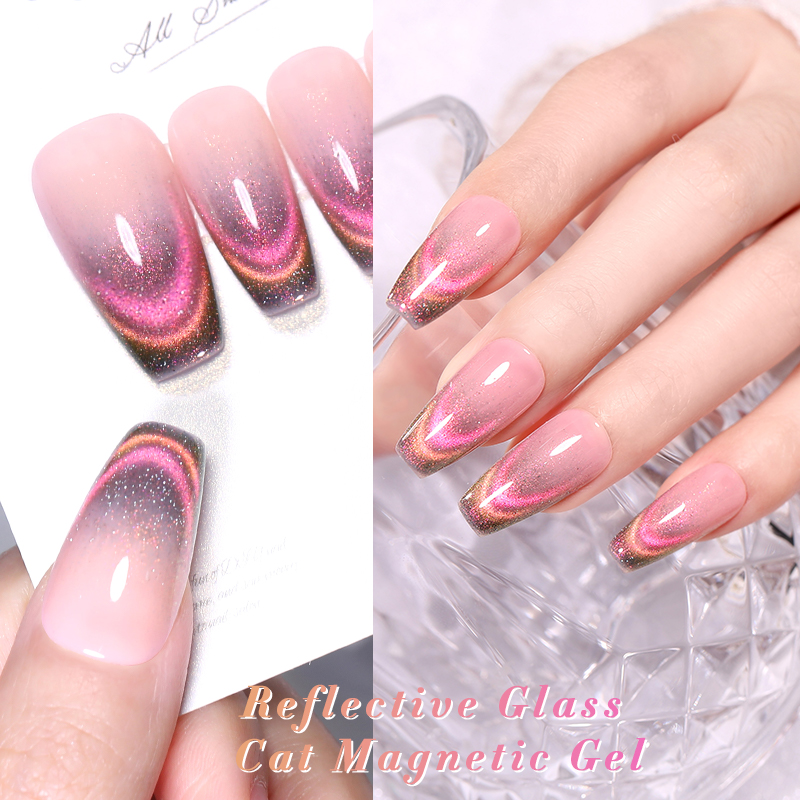BORN PRETTY PRO UV/LED gél lakk 15 ml - T001 - Rainbow Reflective