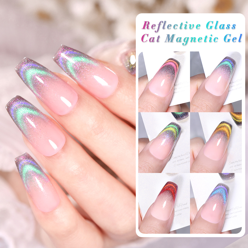 BORN PRETTY PRO UV/LED gél lakk 15 ml - T002 - Rainbow Reflective