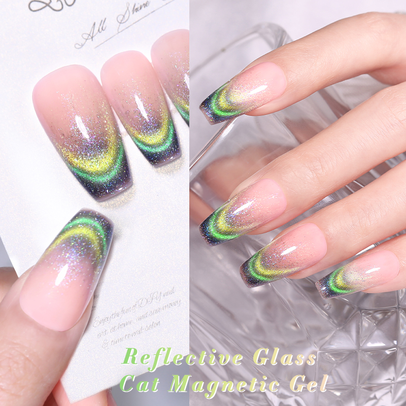 BORN PRETTY PRO UV/LED gél lakk 15 ml - T003 - Rainbow Reflective