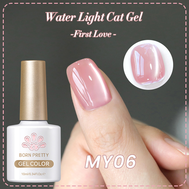 Born Pretty Cat Magnetic UV/LED gél lakk 10 ml - MY06 - First Love