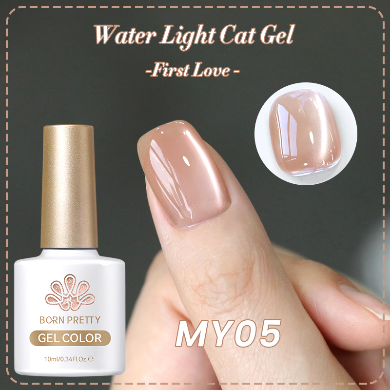 Born Pretty Cat Magnetic UV/LED gél lakk 10 ml - MY05 - First Love