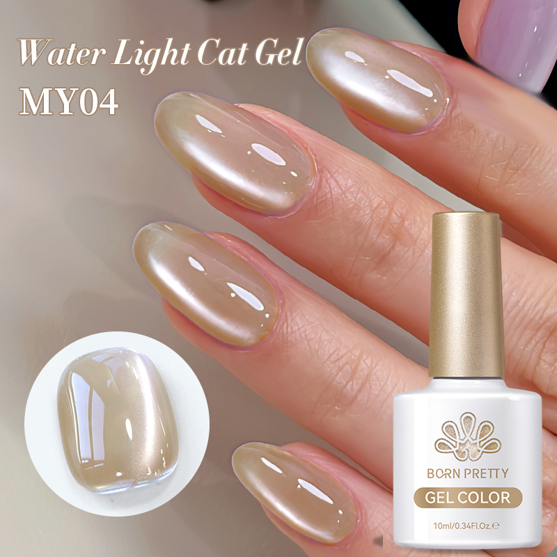Born Pretty Cat Magnetic UV/LED gél lakk 10 ml - MY04 - First Love