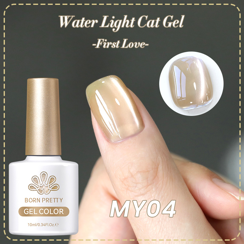 Born Pretty Cat Magnetic UV/LED gél lakk 10 ml - MY04 - First Love
