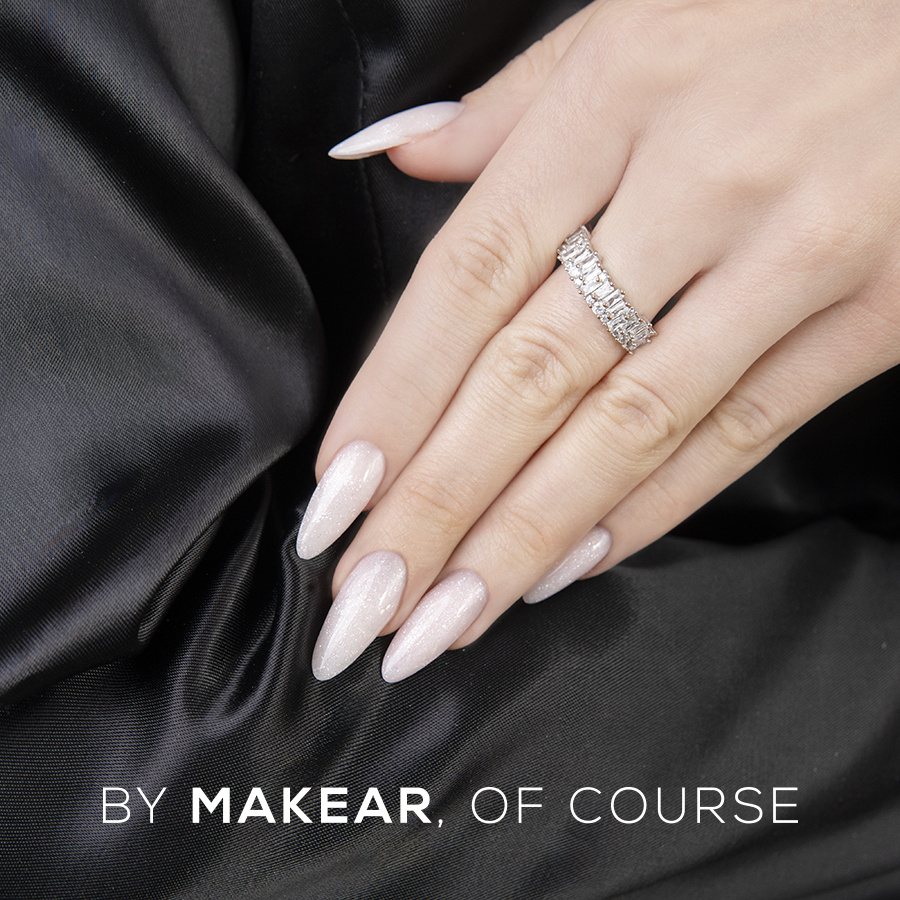 MAKEAR Challengel  Builder Gel 50ml - No.HG12 Milky Pink Shimmer