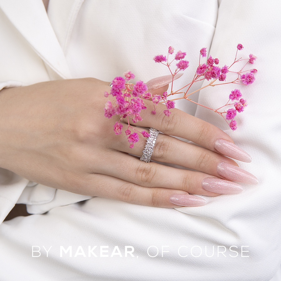 MAKEAR Challengel Builder Gel 15ml - No.HG13 Pink Shimmer