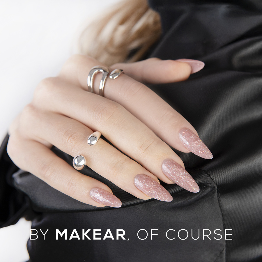 MAKEAR Challengel Builder Gel 15ml - No.HG14 Rose Shimmer
