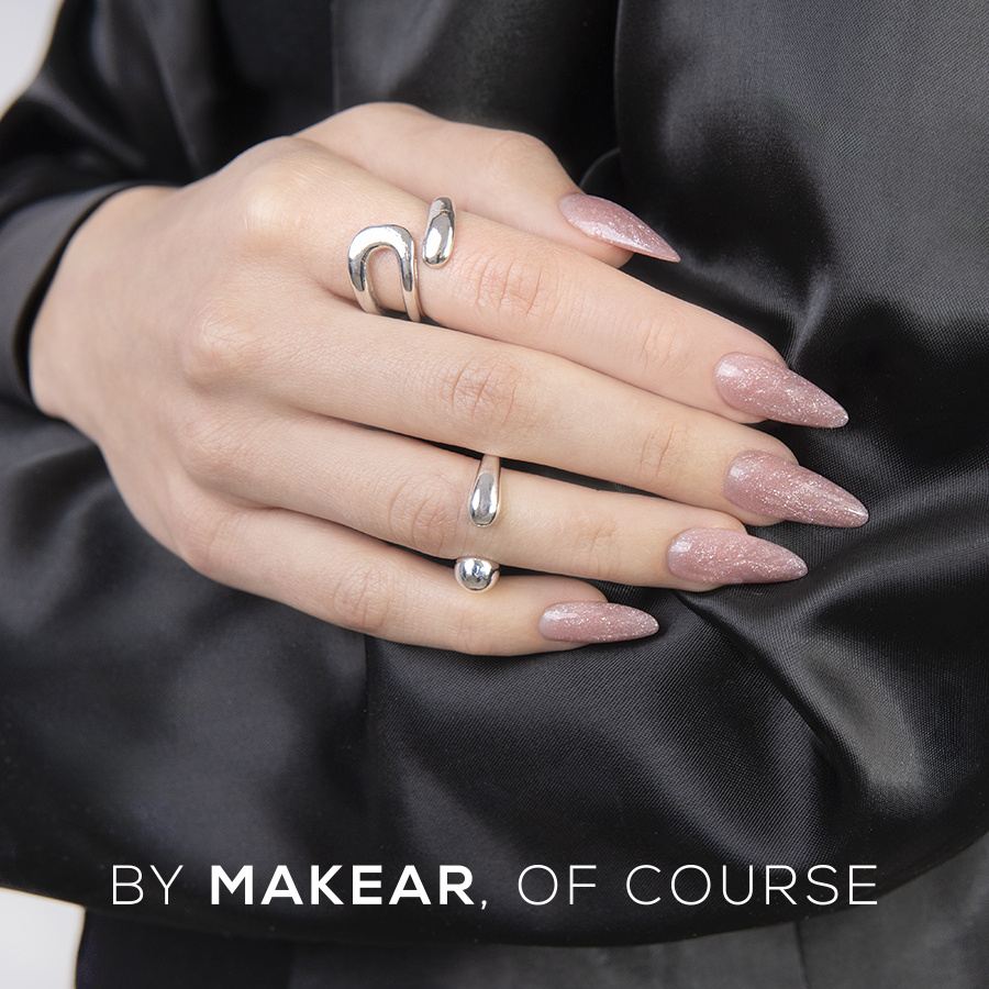 MAKEAR Challengel Builder Gel 15ml - No.HG14 Rose Shimmer