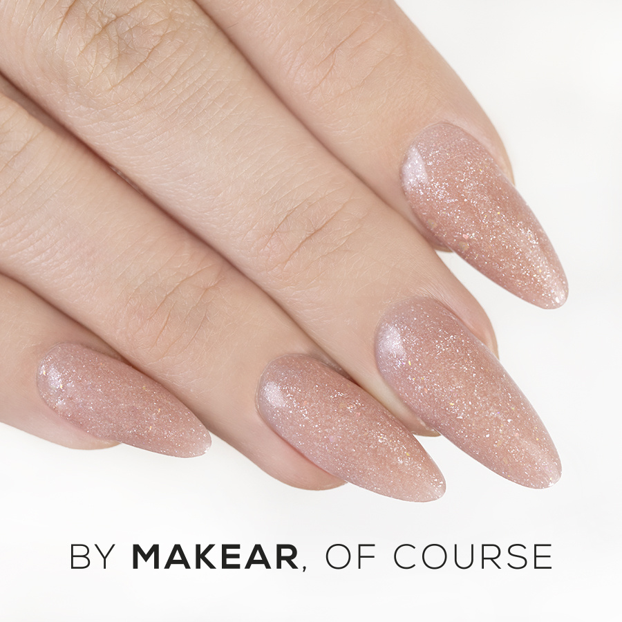 MAKEAR Challengel Builder Gel 15ml - No.HG16 Nude Shimmer