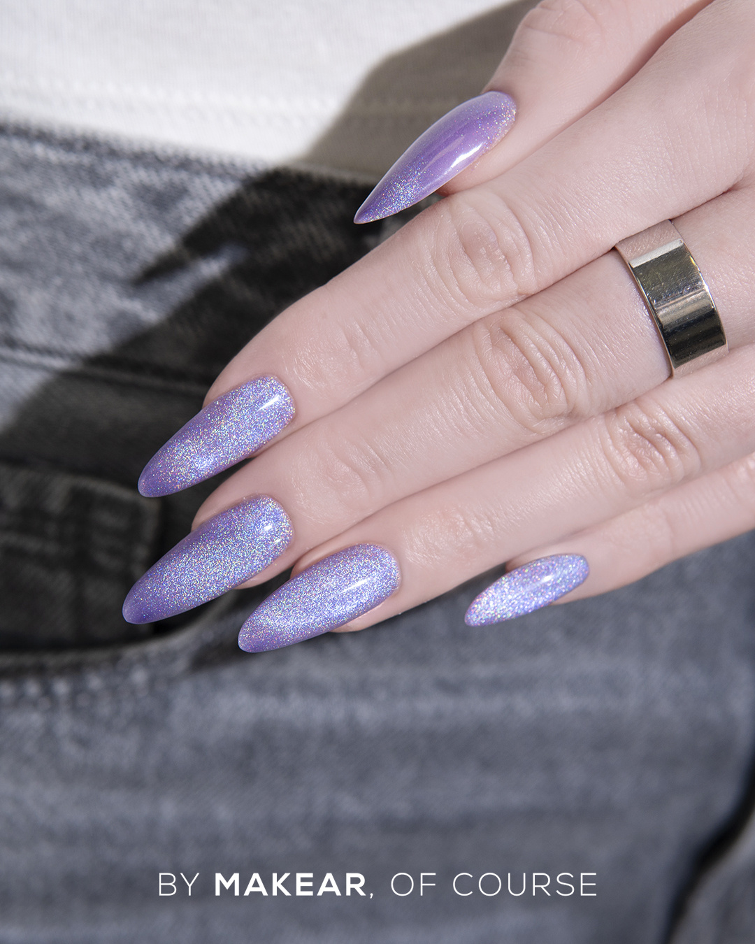 MAKEAR Holo Cat Eye Gel Polish 8ml - Cleangirl Collection - No.HC03