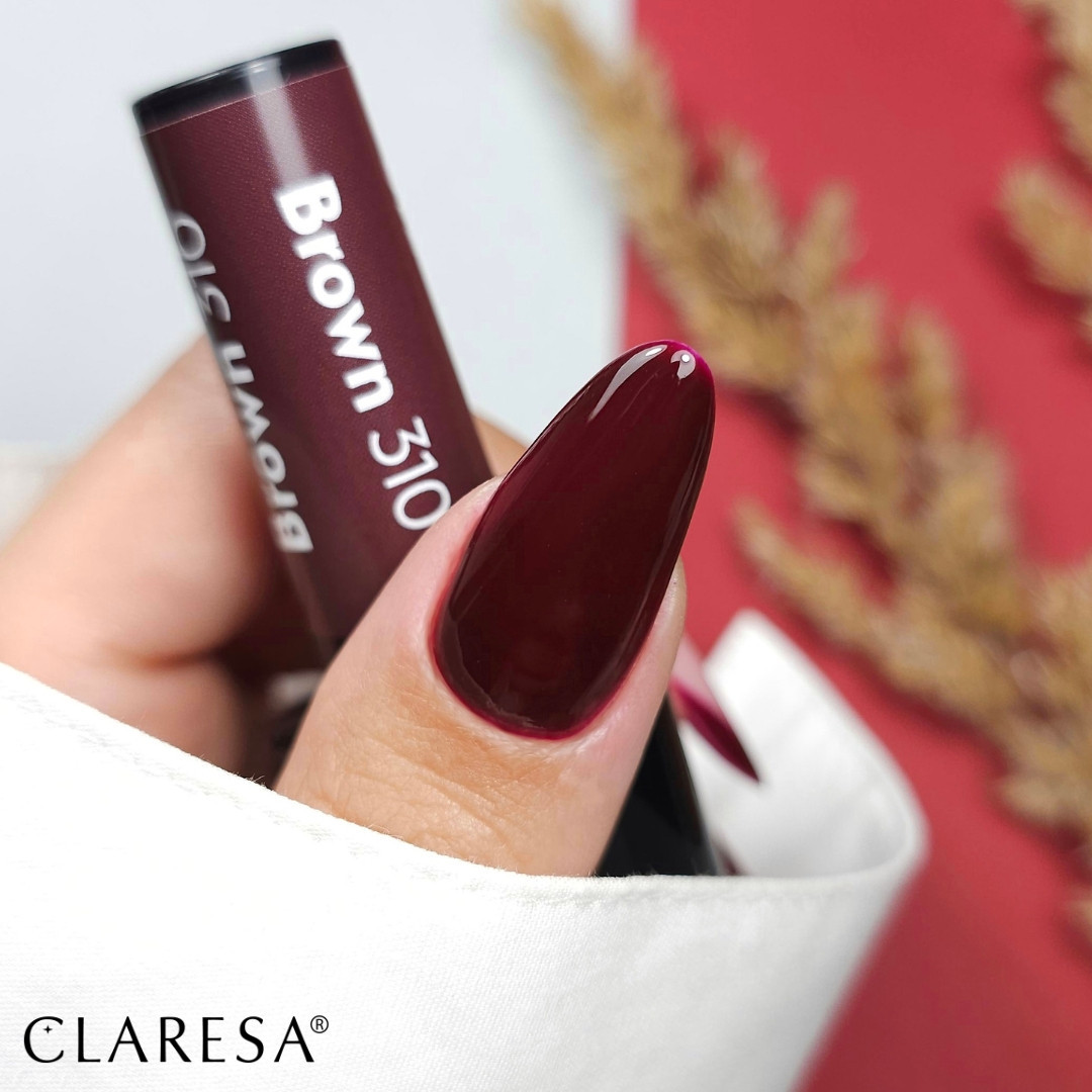 CLARESA UV/LED gél lakk 5g Brown No.310