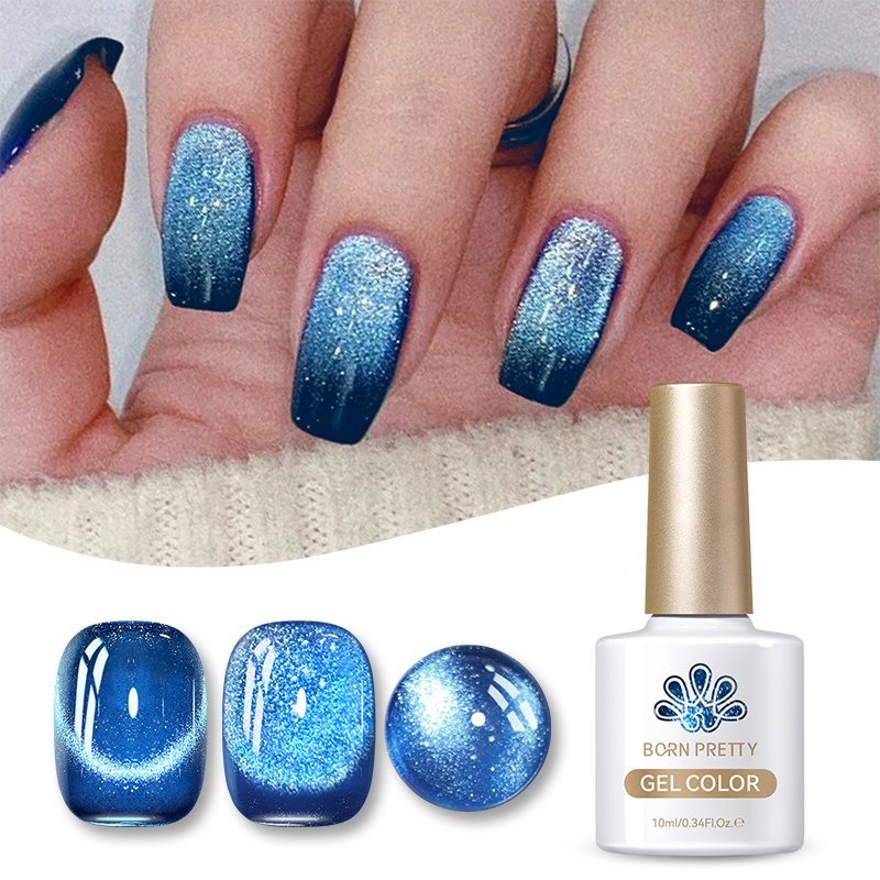 Born Pretty Cat Magnetic UV/LED gél lakk 10 ml - MY38