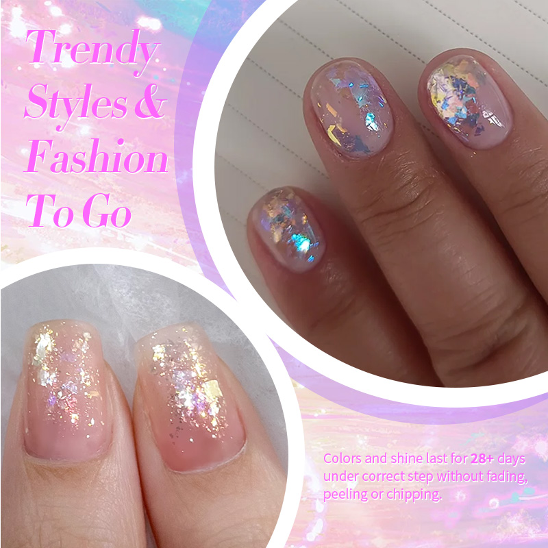 Born Pretty UV/LED gél lakk 10 ml - SG01 - Rippling Dream