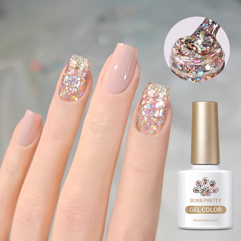 Born Pretty UV/LED gél lakk 10 ml - Rainbow Island SG04