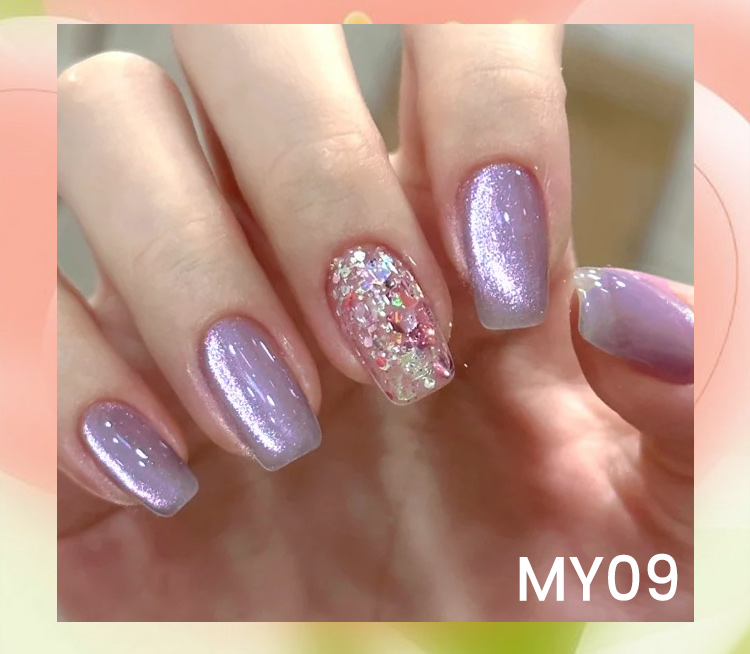 Born Pretty Cat Magnetic UV/LED gél lakk 10 ml - MY09 - Light Flow