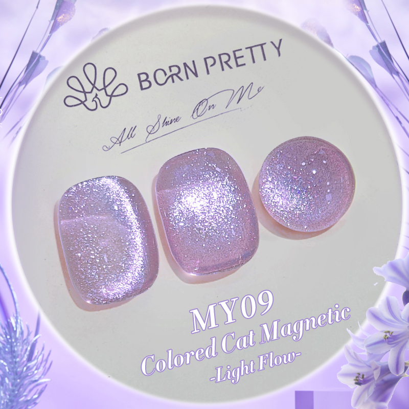 Born Pretty Cat Magnetic UV/LED gél lakk 10 ml - MY09 - Light Flow