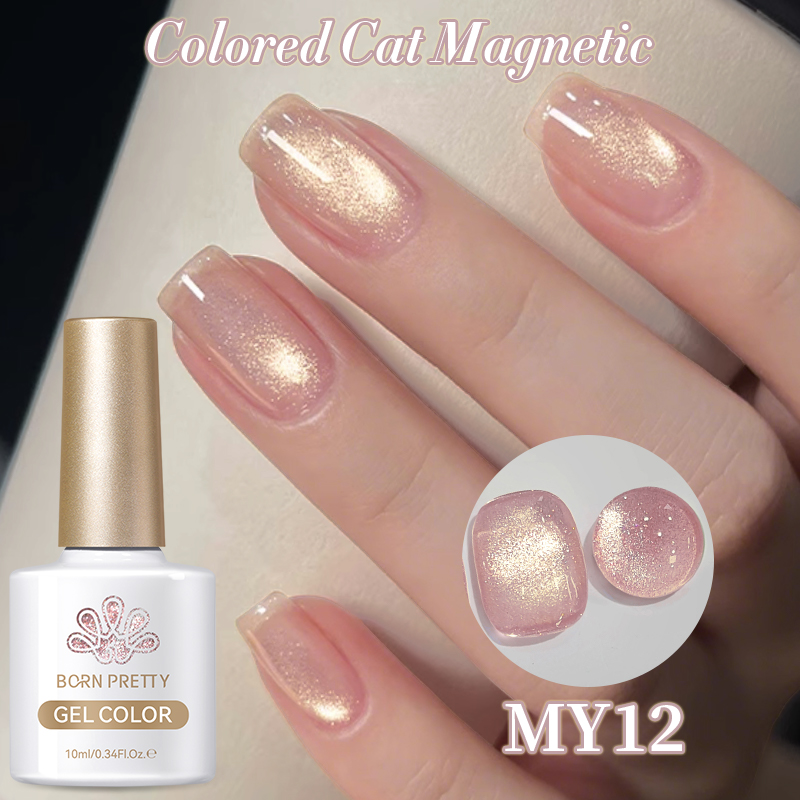 Born Pretty Cat Magnetic UV/LED gél lakk 10 ml - MY12 - Light Flow