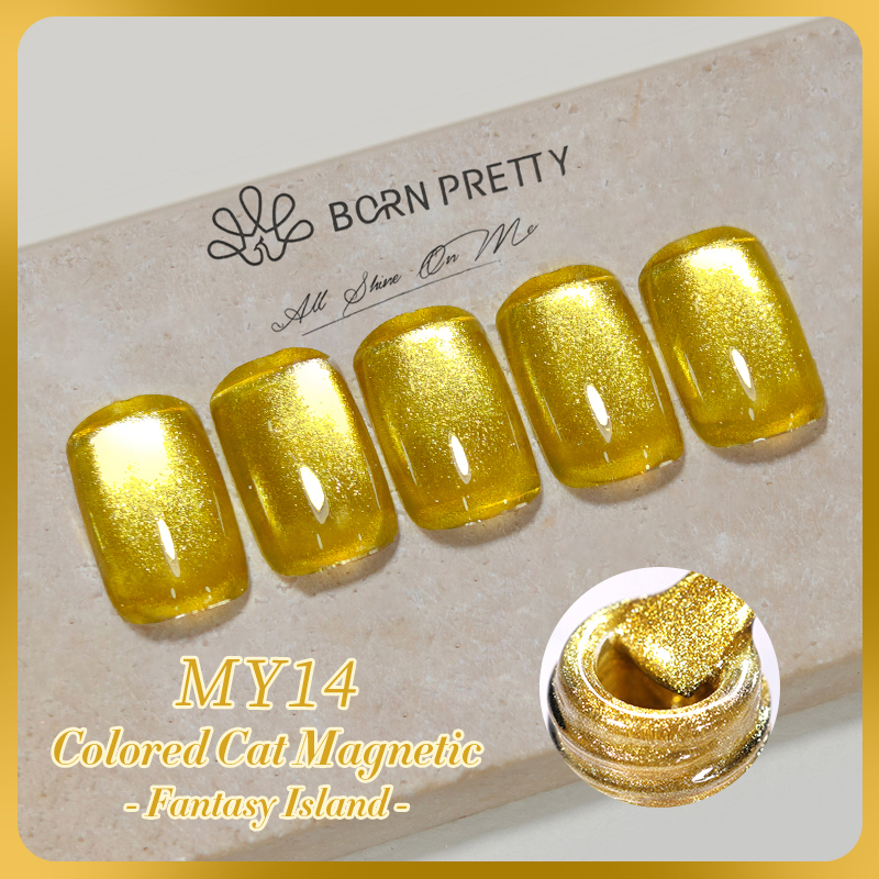Born Pretty Cat Magnetic UV/LED gél lakk 10 ml - MY14 - Fantasy Island 