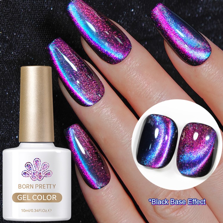 Born Pretty Cat Magnetic UV/LED gél lakk 10 ml - MY28 - 9D Cat Eye 