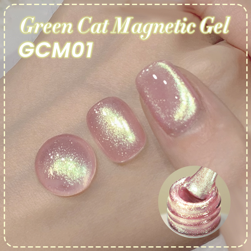 BORN PRETTY Green Cat Magnetic UV/LED gél lakk 10 ml - GCM01