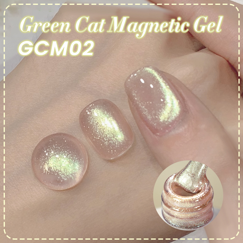 BORN PRETTY Green Cat Magnetic UV/LED gél lakk 10 ml - GCM02