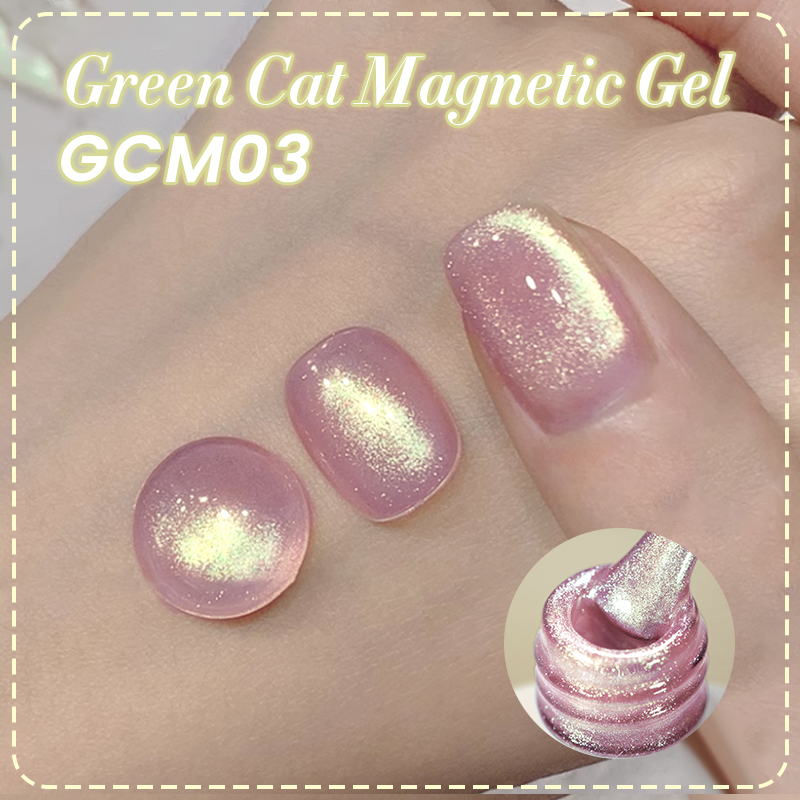 BORN PRETTY Green Cat Magnetic UV/LED gél lakk 10 ml - GCM03