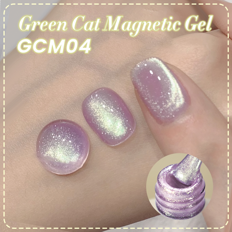 BORN PRETTY Green Cat Magnetic UV/LED gél lakk 10 ml - GCM04