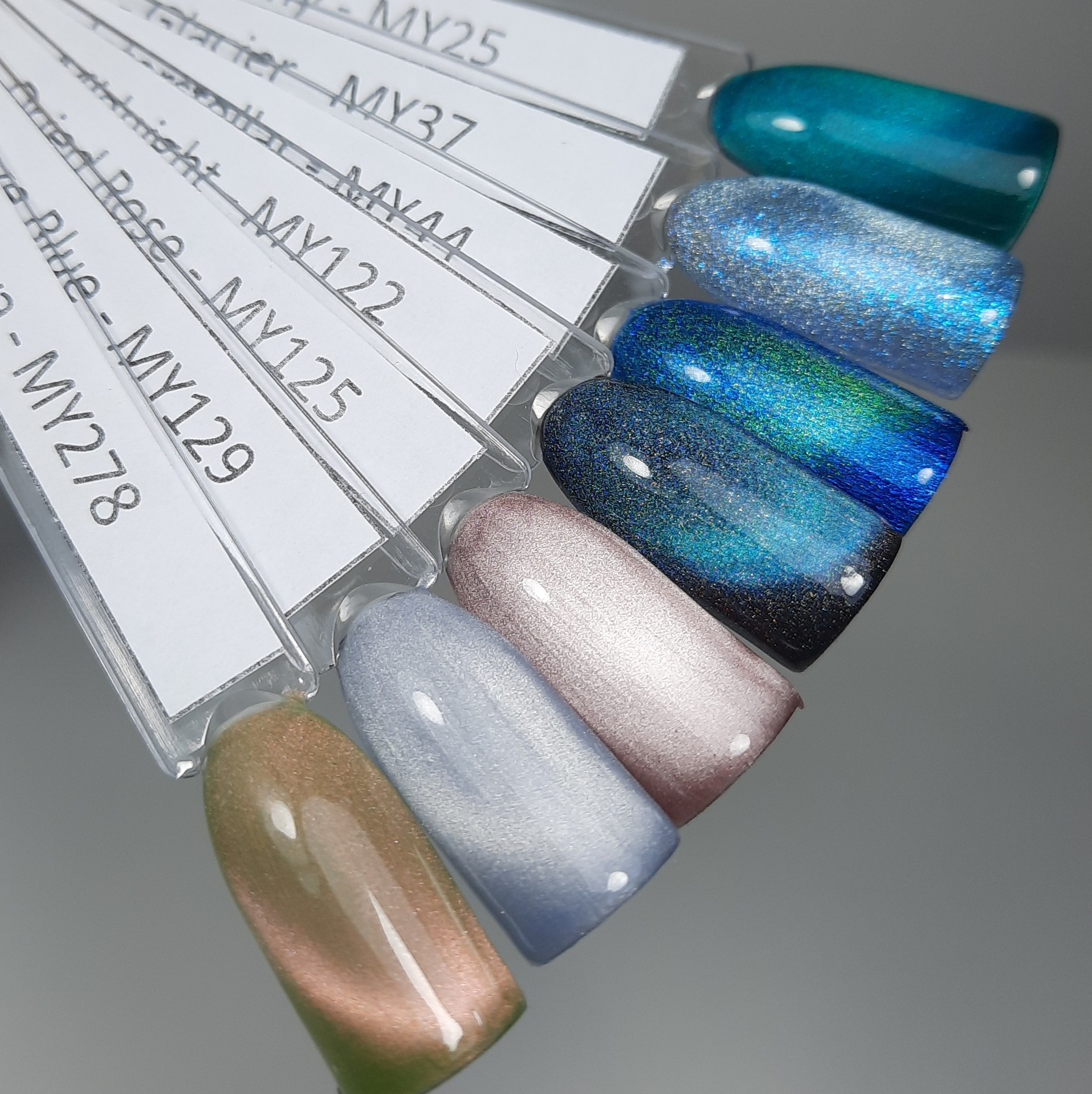 Born Pretty Cat Magnetic UV/LED gél lakk 10 ml - MY129 - Haze Blue