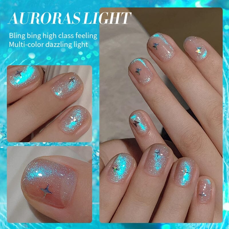 BORN PRETTY Aurora Cat Magnetic UV/LED gél lakk 10 ml - AC04