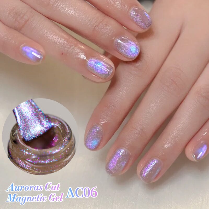 BORN PRETTY Aurora Cat Magnetic UV/LED gél lakk 10 ml - AC06