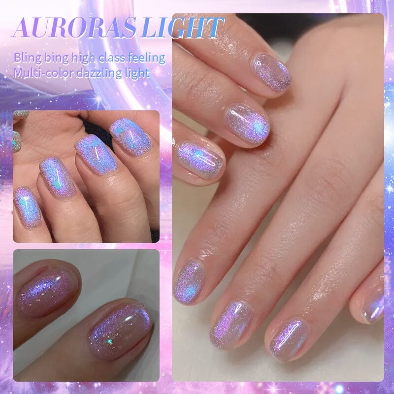 BORN PRETTY Aurora Cat Magnetic UV/LED gél lakk 10 ml - AC06