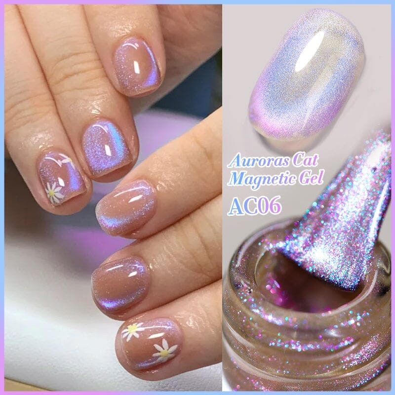 BORN PRETTY Aurora Cat Magnetic UV/LED gél lakk 10 ml - AC06