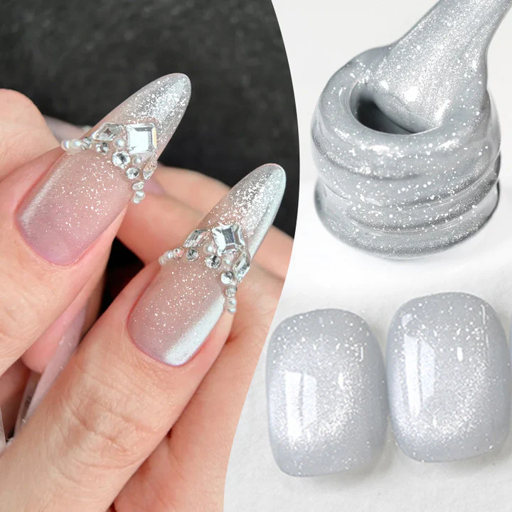 Born Pretty Cat Magnetic UV/LED gél lakk 10 ml - MY58 - Mambo Ice